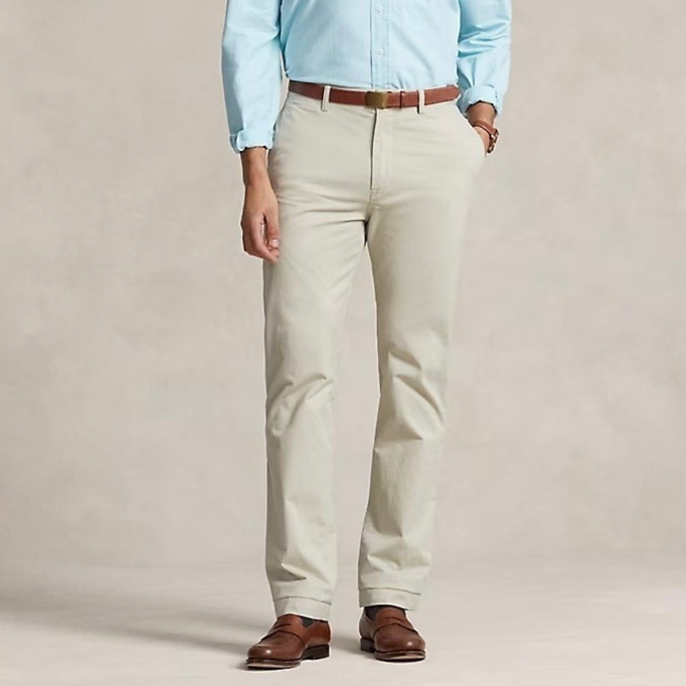 Polo Ralph Lauren Chino Pants 32/30 Tan Straight Fit Ivy League Old Money